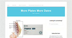 Desktop Screenshot of moreplatesmoredates.com